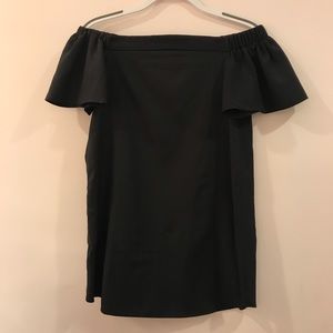 Black Missguided Off-The-Shoulder Dress